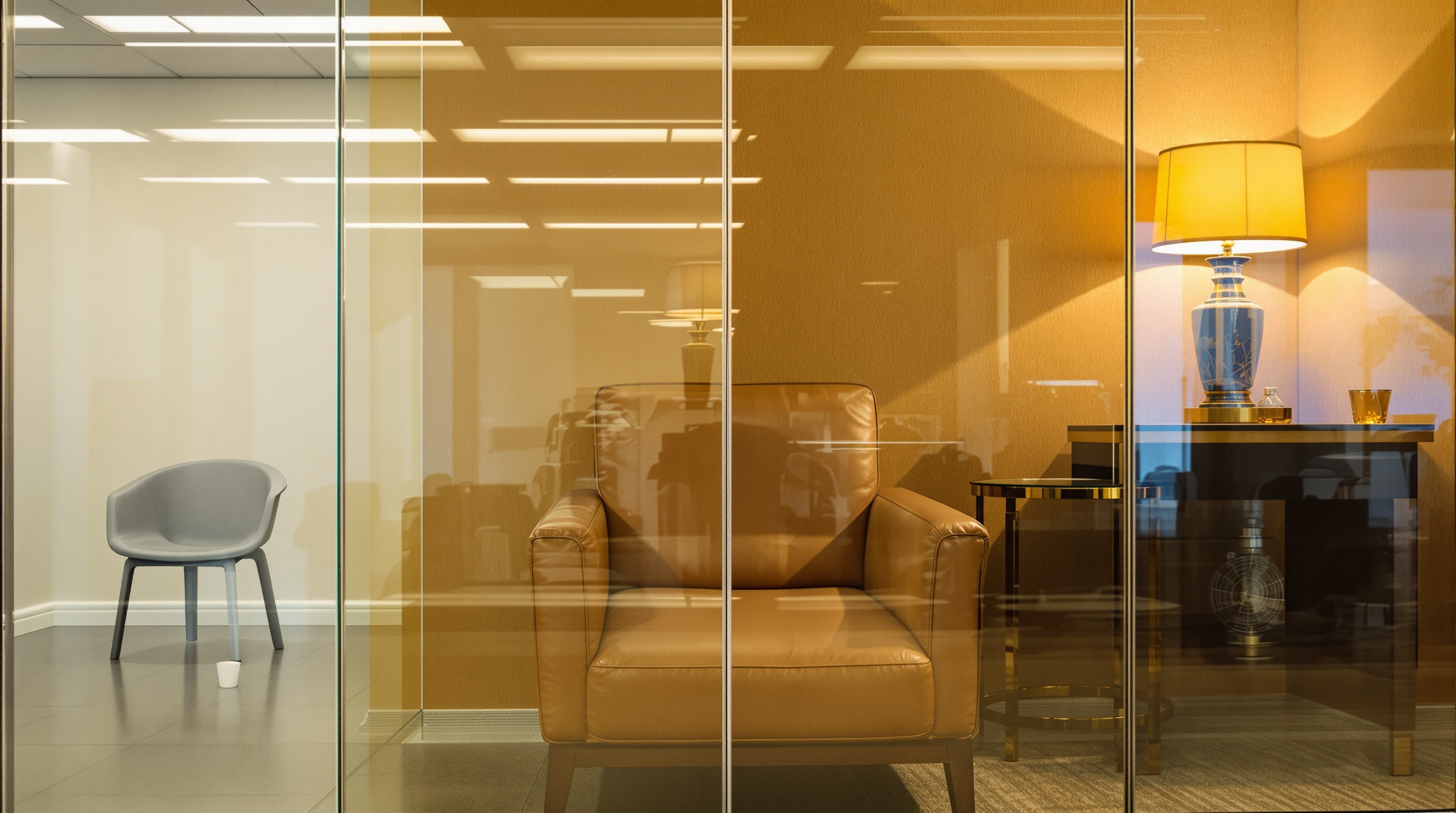 Editorial photograph illustrating luxury brand digital presence